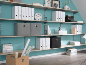 What are the benefits of an organised shelving unit?