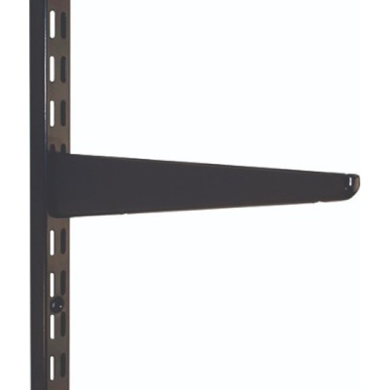 170mm Black Twin Slot Shelving Bracket