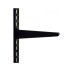 220mm Black Twin Slot Shelving Bracket