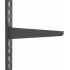 370mm Black Twin Slot Shelving Bracket