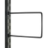 Black Flexi Bookend 250mm x 150mm - Twin Slot Shelving Pair