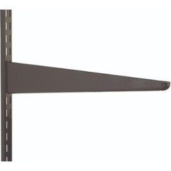 120mm Brown Twin Slot Shelving Bracket