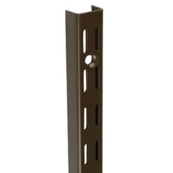 0.71m/710mm Brown Twin Slot Shelving Upright