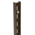 0.71m/710mm Brown Twin Slot Shelving Upright