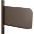 Brown Shelf End 150mm x 150mm - Twin Slot Shelving Pair