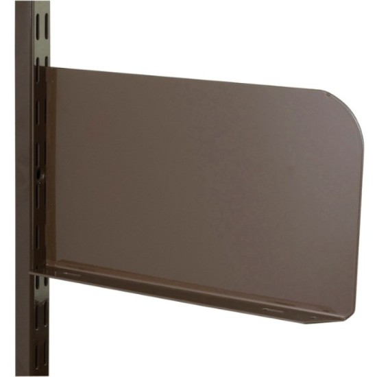 Brown Shelf End 250mm x 150mm - Twin Slot Shelving Pair