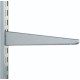 120mm Matt Silver Twin Slot Shelving Bracket