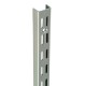 2.4m/2400mm Matt Silver Twin Slot Shelving Upright