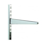 170mm Polished Chrome Twin Slot Shelving Bracket