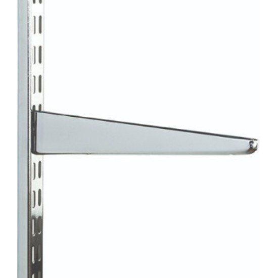 370mm Polished Chrome Twin Slot Shelving Bracket