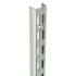 0.43m/430mm Polished Chrome Twin Slot Shelving Upright