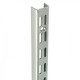 0.71m/710mm Polished Chrome Twin Slot Shelving Upright