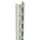 1.22m/1220mm Polished Chrome Twin Slot Shelving Upright