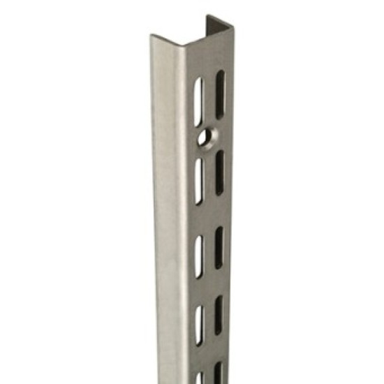 1.98m/1980mm Stainless Steel Twin Slot Shelving Upright