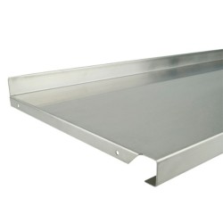 Metal Shelf 1000mm x 270mm Stainless Steel