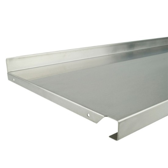 Metal Shelf 1000mm x 270mm Stainless Steel