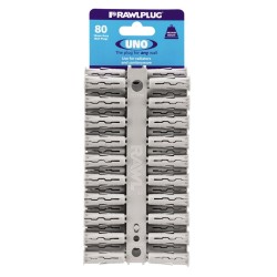 RawlPlug Uno Wall Fixings 10x36mm - Pack 80