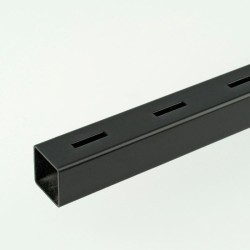 2m ProFrame Black Single Slot Square Tube