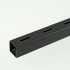 2m ProFrame Black Single Slot Square Tube