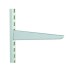 220mm White Twin Slot Shelving Bracket