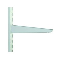 270mm White Twin Slot Shelving Bracket