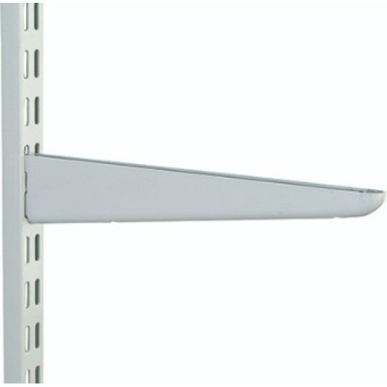 610mm White Twin Slot Shelving Bracket