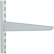 370mm White Medium Duty Twin Slot Shelving Bracket