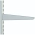370mm White Medium Duty Twin Slot Shelving Bracket
