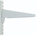 370mm White Heavy Duty Twin Slot Shelving Bracket
