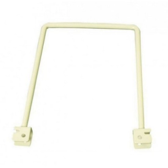 White Flexi Bookends 200mm x 120mm - Twin Slot Shelving Pair