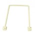 White Flexi Bookends 250mm x 150mm - Twin Slot Shelving Pair