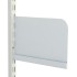 White Shelf Bookends 150mm x 150mm - Twin Slot Shelving Pair